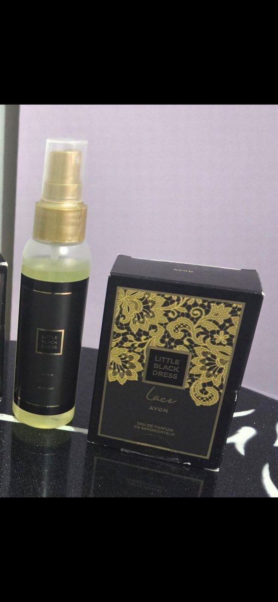 Avon Little Black Lace Dress  seti parfüm ve rolon seti - Görsel 4