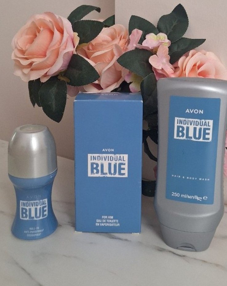 Avon Individual Blue Erkek Parfüm Seti 250 ml - Görsel 2