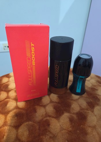 Avon Full Speed Boost Erkek Parfüm Seti Siyah - Görsel 2