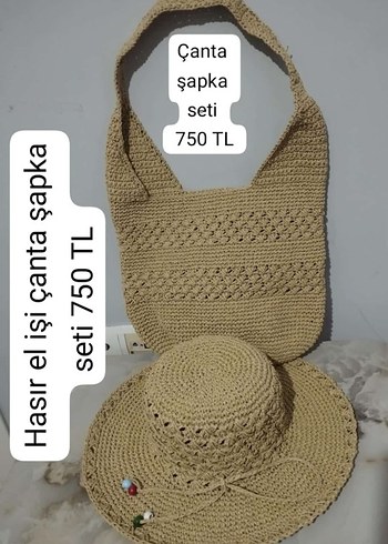 Bej Örgü Bohem Kadın Çantası - Görsel 11