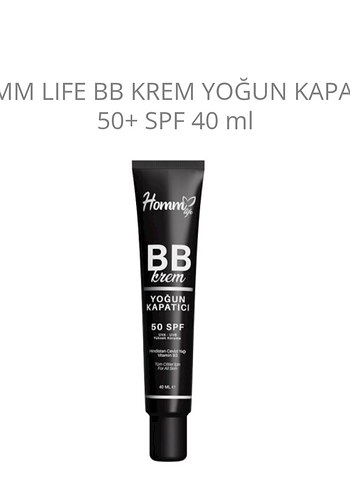 Homm Life Yoğun Kapatıcı BB Krem 40 ml