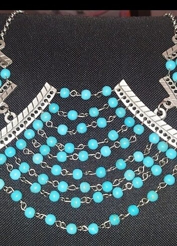 Metal boncuklu gerdanlık - Görsel 7