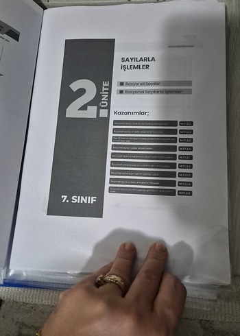Fotokopi kitap / MATSEV yayıncılık 7.sınıf
