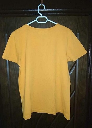 s Beden turuncu Renk KOTON tişört (S-36)