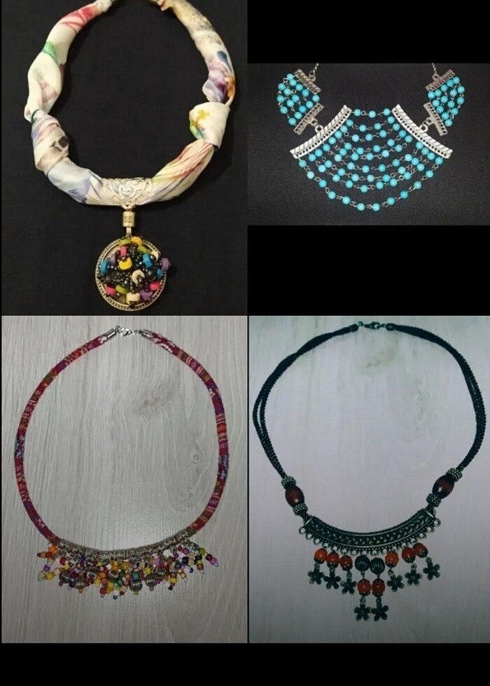 Hediyelik el yapımı kolyeler - Görsel 2