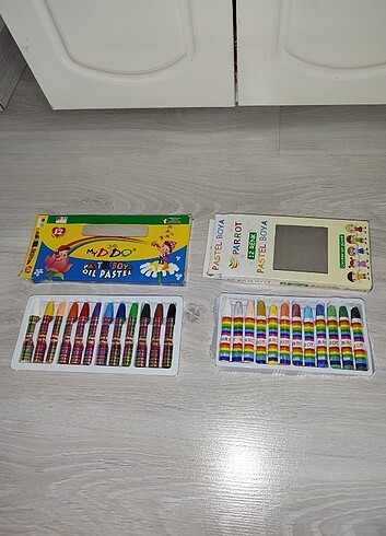2 adet 12 li pastel boya/ Südor