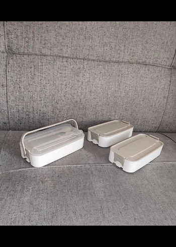3 katlı saklama kabı/ EVIDEA - Görsel 2