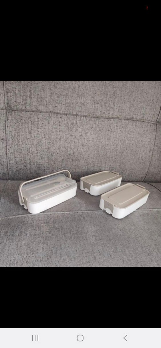 3 katlı saklama kabı/ EVIDEA - Görsel 2