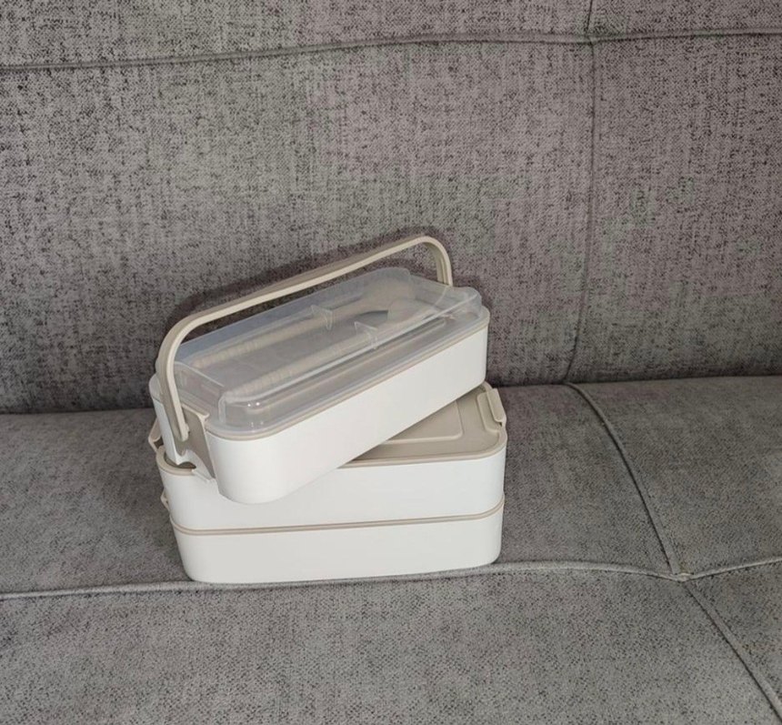 3 katlı saklama kabı/ EVIDEA - Görsel 4