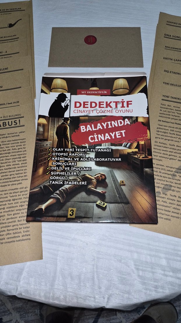 Balayında Cinayet - Dedektif Cinayet Çözme Oyunu - Görsel 3