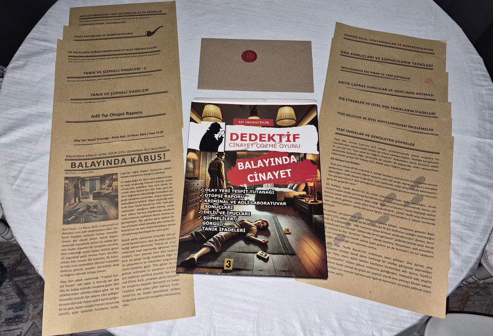 Balayında Cinayet - Dedektif Cinayet Çözme Oyunu - Görsel 2