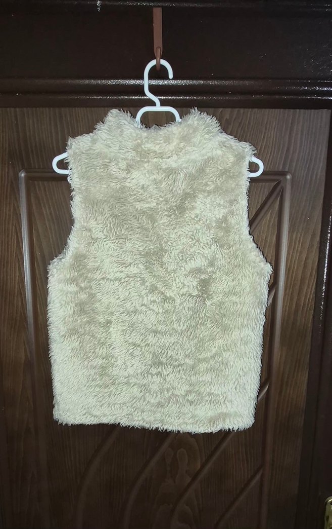 Dışı tüylü yelek / 38-M - Görsel 4