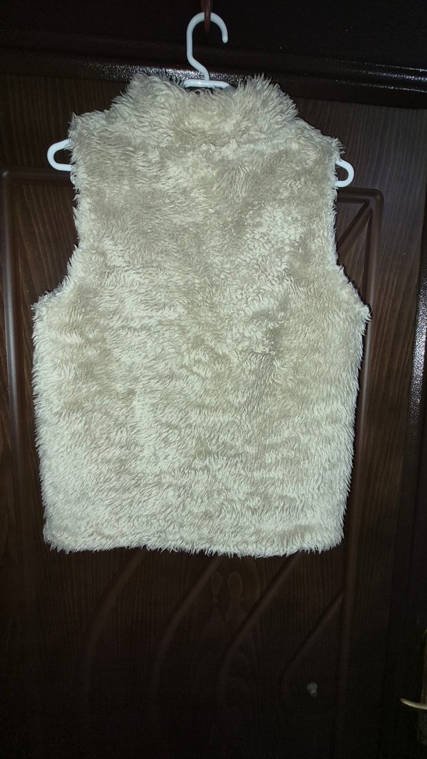 Dışı tüylü yelek / 38-M - Görsel 5