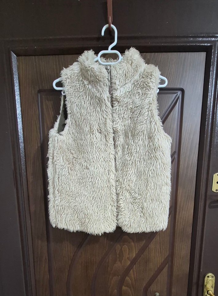 Dışı tüylü yelek / 38-M - Görsel 2