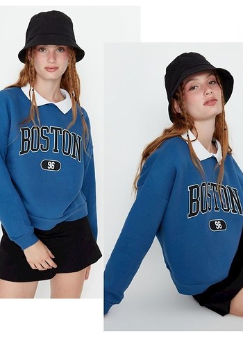 Oversize Sweatshirt/L - Görsel 2