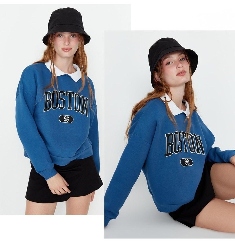 Oversize Sweatshirt/L - Görsel 2