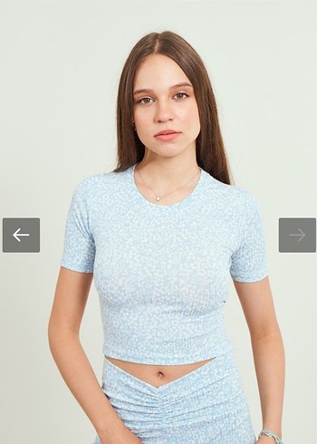 s Beden Beli açık AMBAR crop