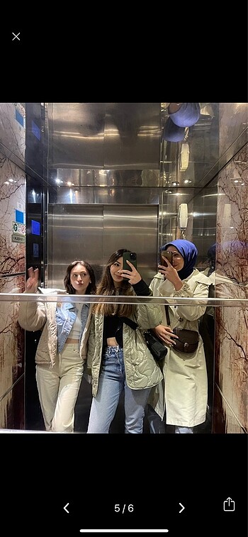 xs Beden haki Renk Mango kapitone ceket