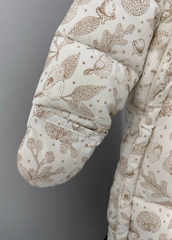 H&m Kürklü Desenli Bebek Kış Tulumu - Görsel 4