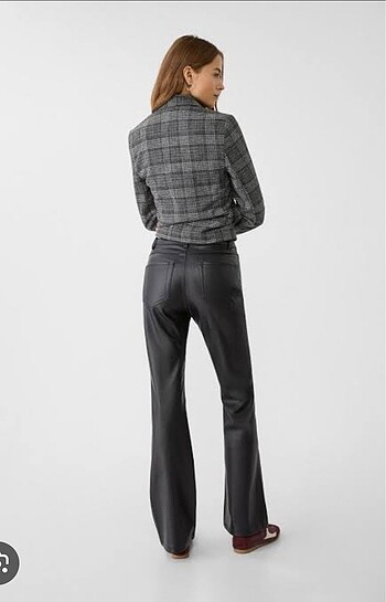 Stradivarius Deri pantolon D74