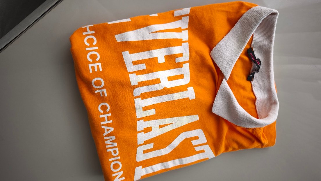 Turuncu Kısa Kollu Polo Tişört - Görsel 3