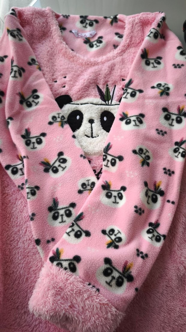 Pembe wellsoft pijama takımı - Görsel 3