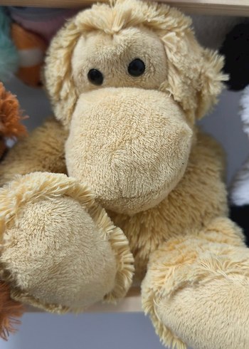 Sarı Renkli Peluş Oyuncak Maymun - Görsel 4