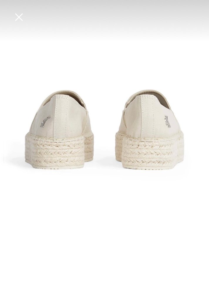 Bej Platform Topuklu Kadın Espadril - Görsel 4