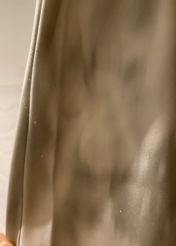 BERSHKA Saten Uzun Bağlamalı Elbise - Görsel 5