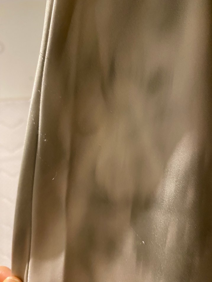 BERSHKA Saten Uzun Bağlamalı Elbise - Görsel 5