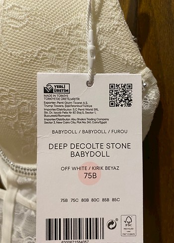 PENTİ Kırık Beyaz Dantel Detaylı Gecelik - Görsel 5