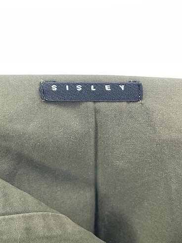 36 Beden haki Renk Sisley Midi Etek %70 İndirimli.