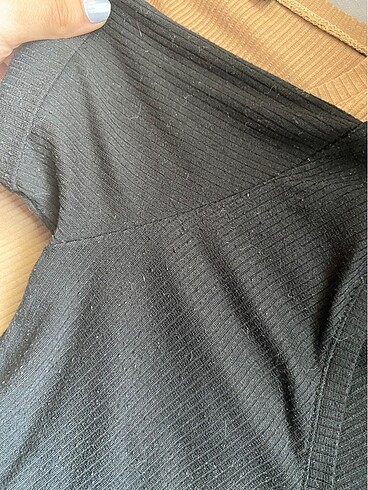 m Beden siyah Renk ikili crop top