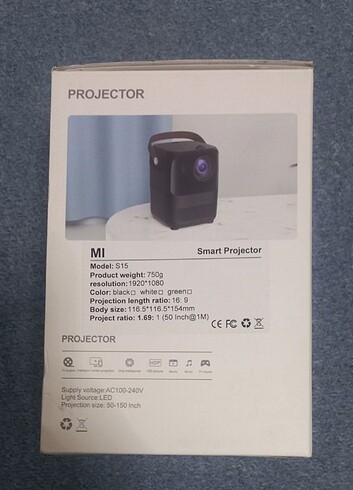 Mi projeksiyon 2.el çok fazla kullanılmadı 