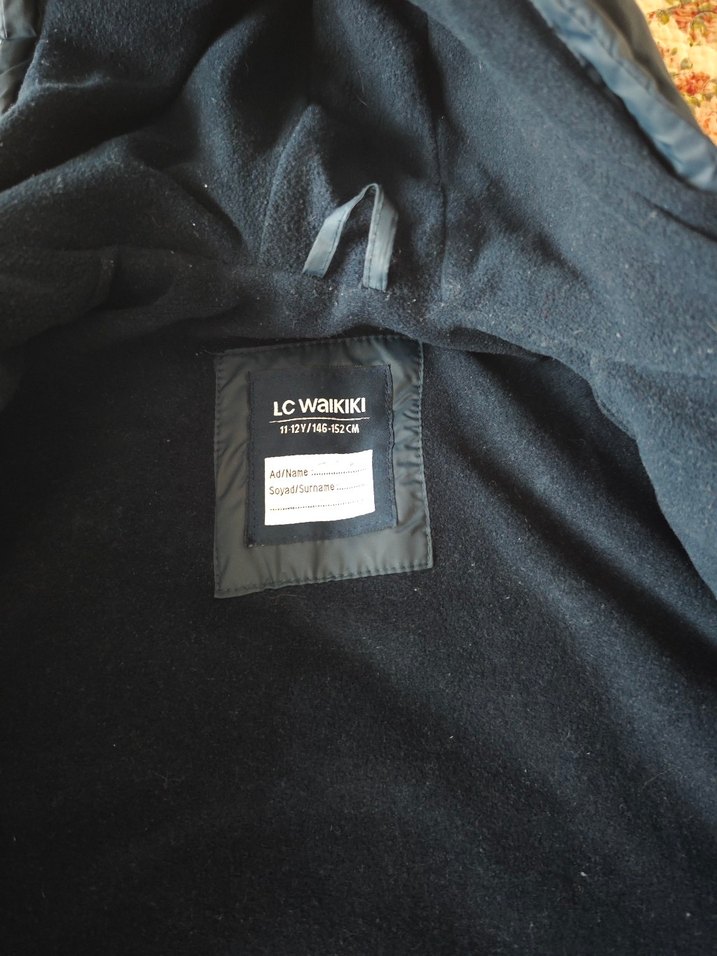 Kapüşonlu Fermuarlı Çocuk Mont - Görsel 5