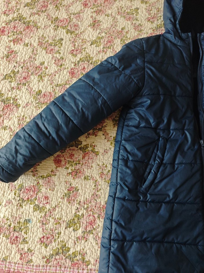 Kapüşonlu Fermuarlı Çocuk Mont - Görsel 2