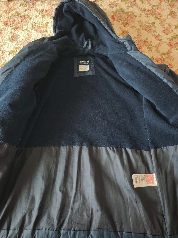 Kapüşonlu Fermuarlı Çocuk Mont - Görsel 4