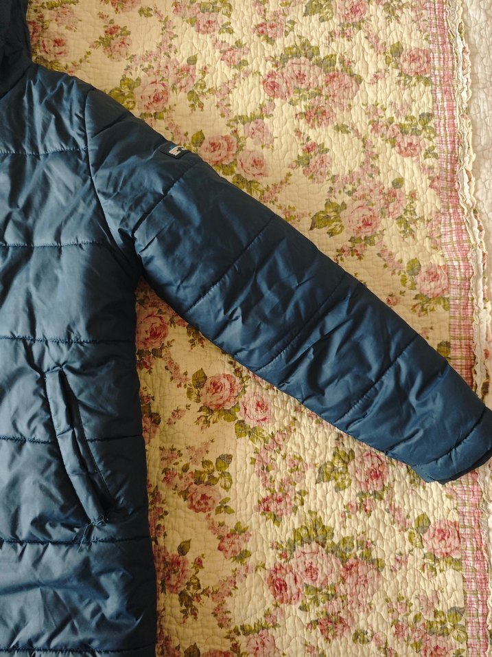 Kapüşonlu Fermuarlı Çocuk Mont - Görsel 3