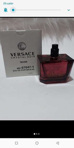 versace crystal noir orjinal tester parfum