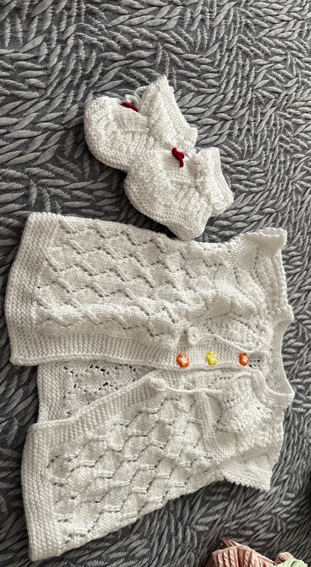 Bohem Tarzı Nakışlı Kız Çocuk Triko Yelek - Görsel 2