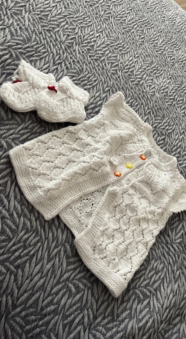 Bohem Tarzı Nakışlı Kız Çocuk Triko Yelek - Görsel 3