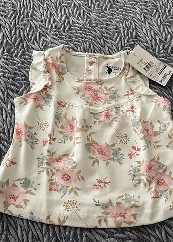 Pembe Çiçekli Kız Bebek Takımı - Görsel 2