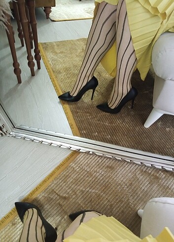 38 Beden siyah Renk Stiletto ayakkabı
