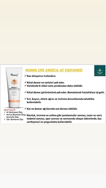 Diğer Arnıca & At Kestanesi Jeli