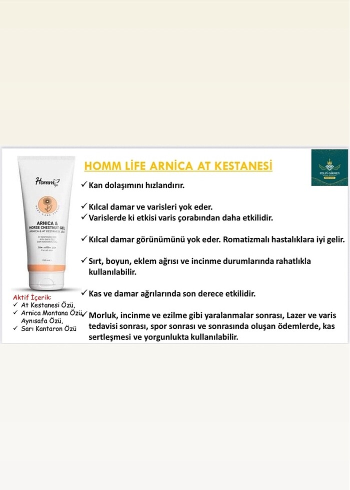 Arnıca & At Kestanesi Jeli - Görsel 2