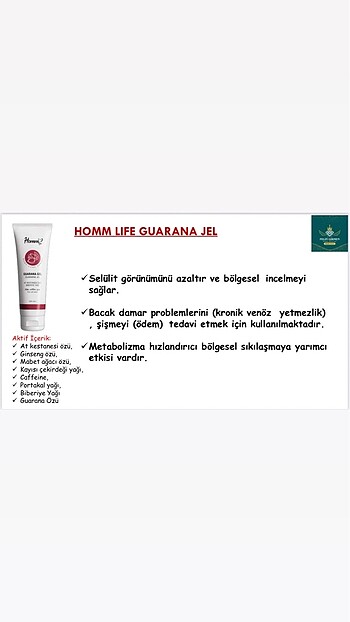 Diğer Guarana Jel