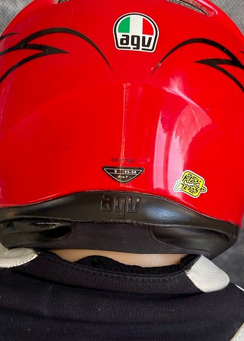 AGV K3 Multi Birdy Sıfır Vizörlü Kask - S Beden - - Görsel 7