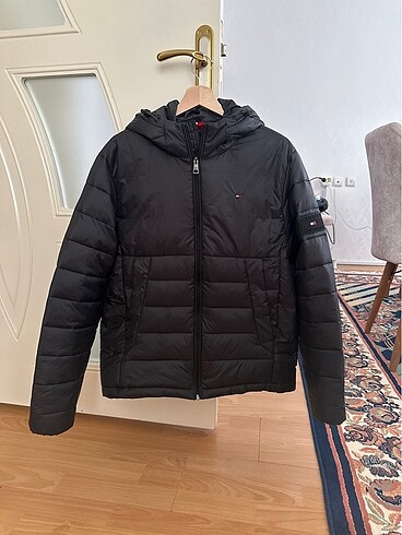 Orijinal Tommy Hilfiger Siyah Erkek Mont