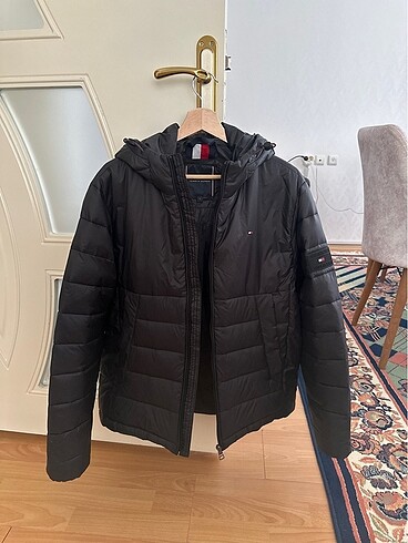 Tommy Hilfiger Orijinal Tommy Hilfiger Siyah Erkek Mont