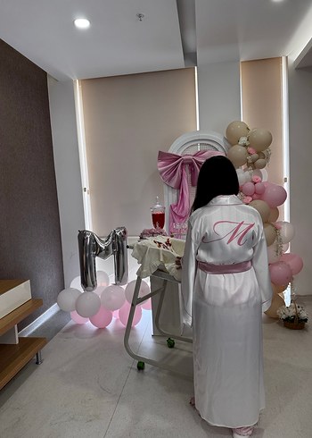 BEYAZ YARASA KOL PUDRA BİYELİ KİMONO - Görsel 3